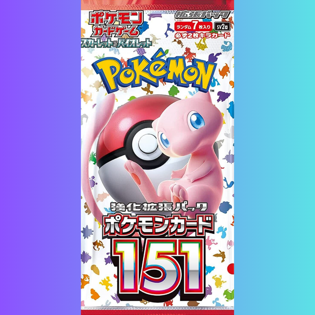 Pokémon TCG: JAPANESE Pokémon 151 Booster Pack (NOT FROM SEALED BOOSTER BOXES***)