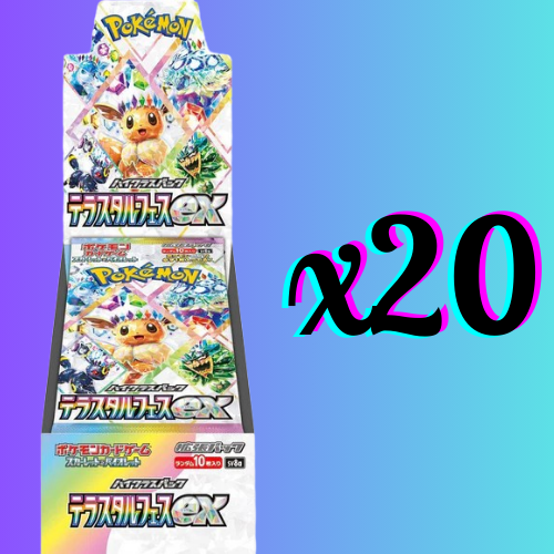 Pokémon TCG: JAPANESE Terastal Festival ex Booster Box PREORDER (Release Date: 12/6/24)